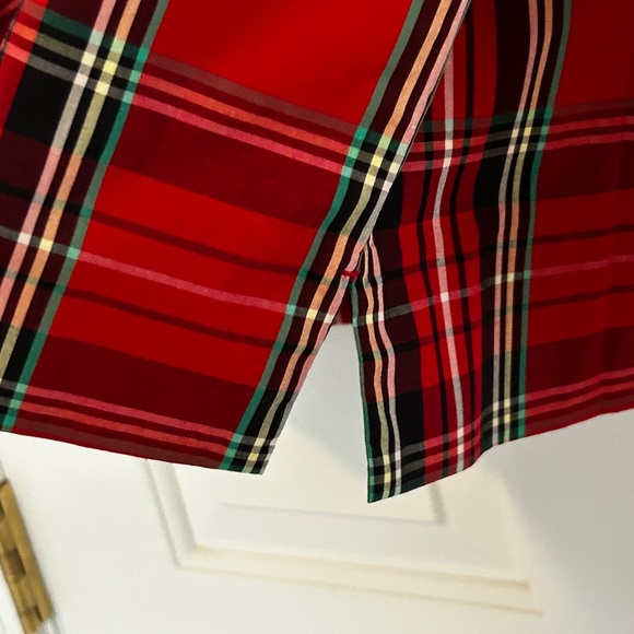 NWT J. Crew Puff-Sleeve top Good Tidings plaid XS - Picture 9 of 14